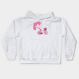 Romantic bike Kids Hoodie